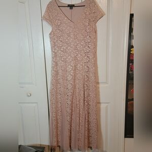 Candalite Maxi Dress with Flutter Sleeves